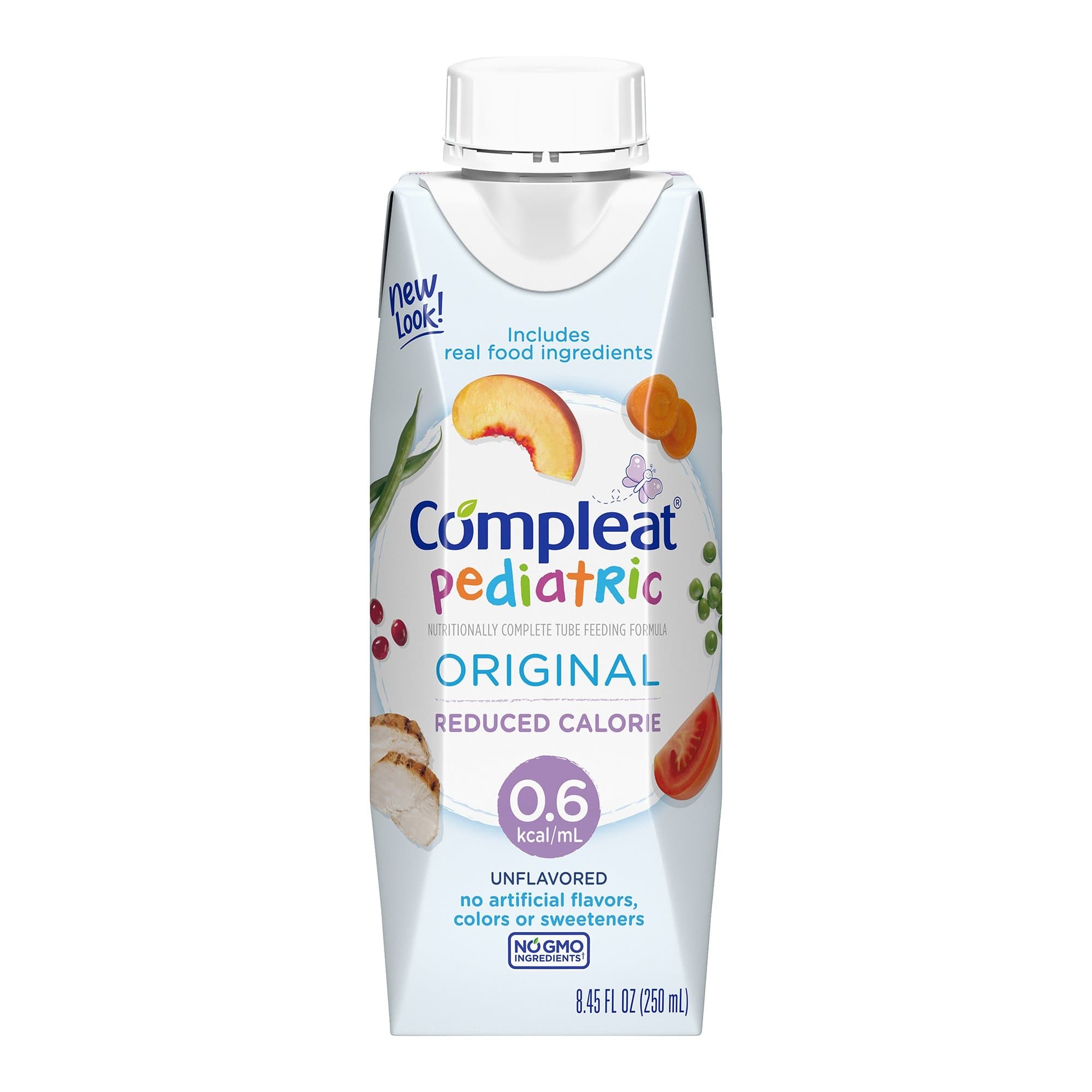 Compleat Pediatric Original Reduced Calorie 0.6 Tube Feeding Formula | Milk-Protein Based