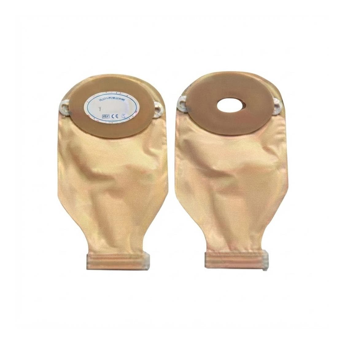 Nu flex trim to fit adult drainable pouch, Deep Convex, 1/2 to 7/8 Inch - Box of 10 - Image 1