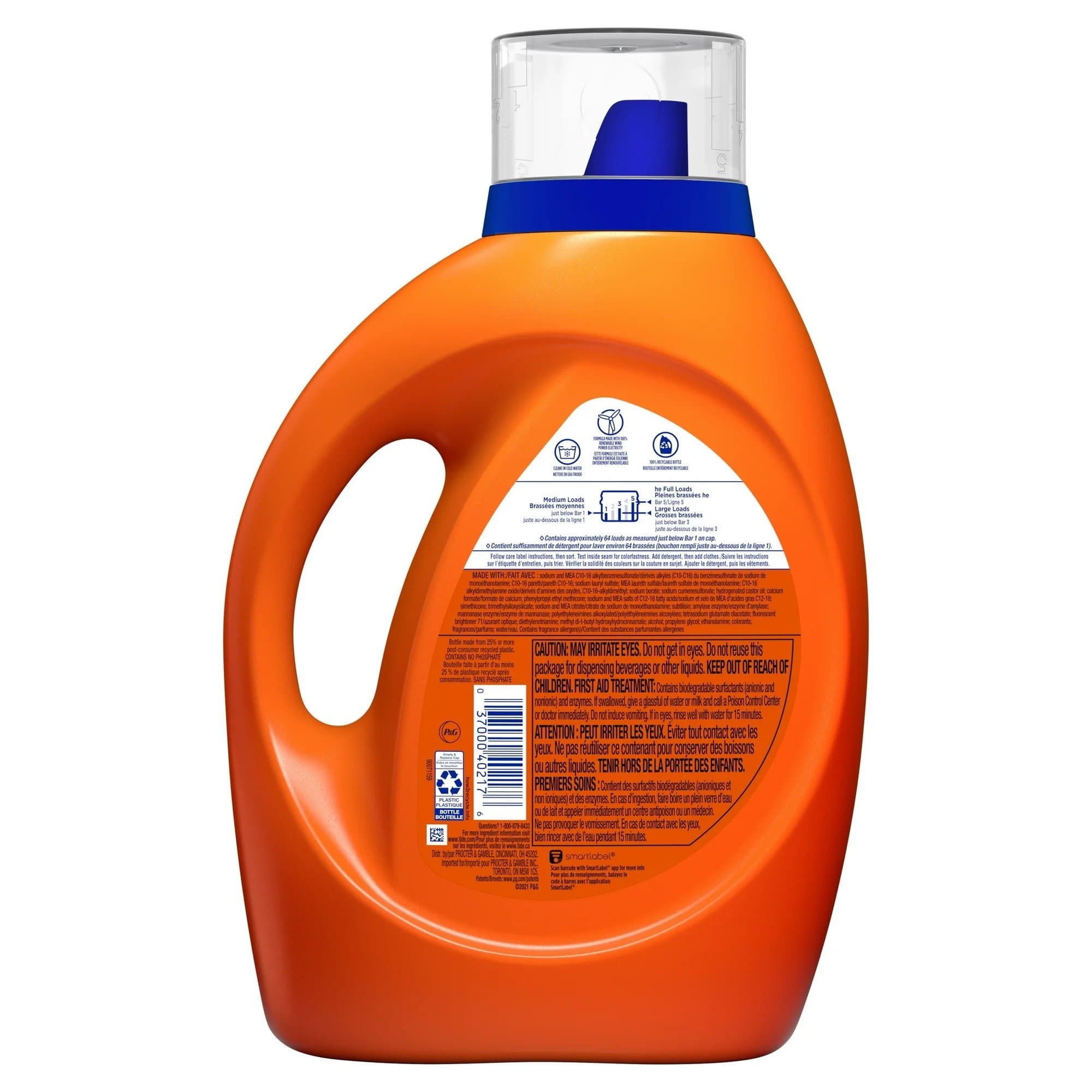 Tide HE Laundry Detergent, 92 oz - Image 2