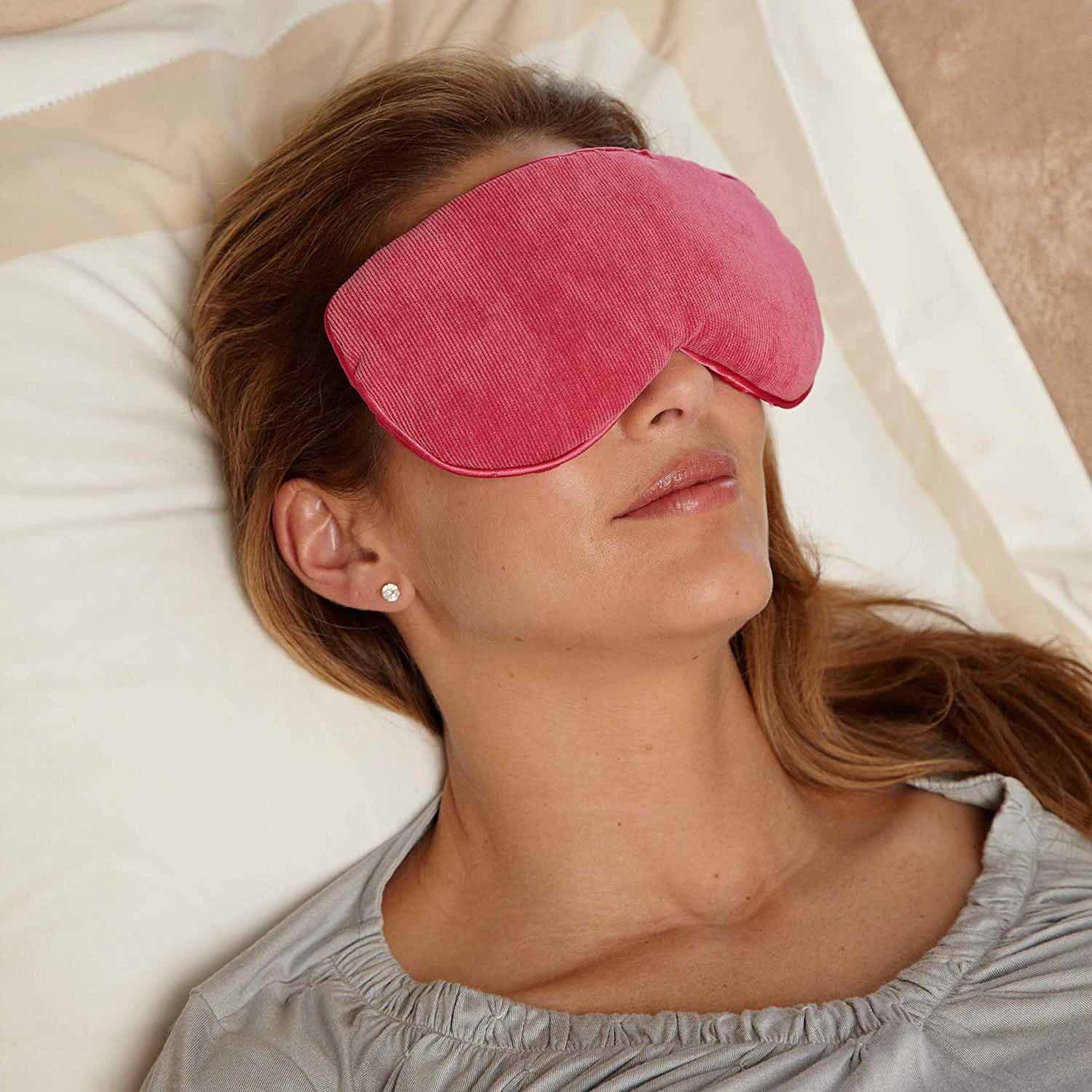 Carex Bed Buddy at Home Relaxation Mask, Pink - Each - Image 1
