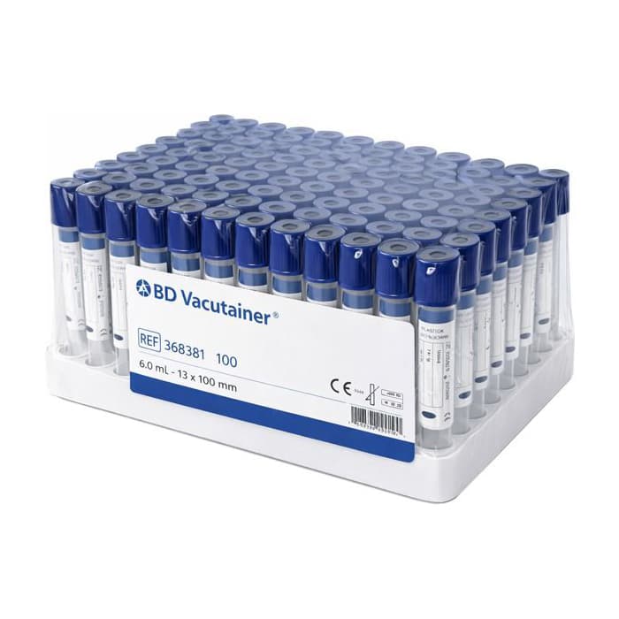 BD Vacutainer Trace Element K2 EDTA 10.8 mg Blood Collection Tubes - Case of 1000 - Image 1
