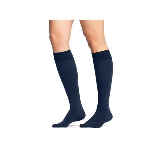 Jobst Maternity Opaque Knee High CT Compression Stockings, 15-20mmHg, Medium, Navy - Pair - Image 1