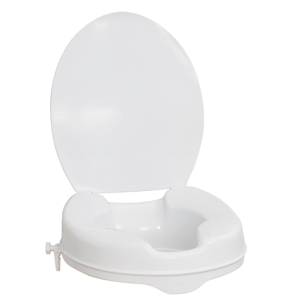 Raised Toilet Seat with Lid, 2"