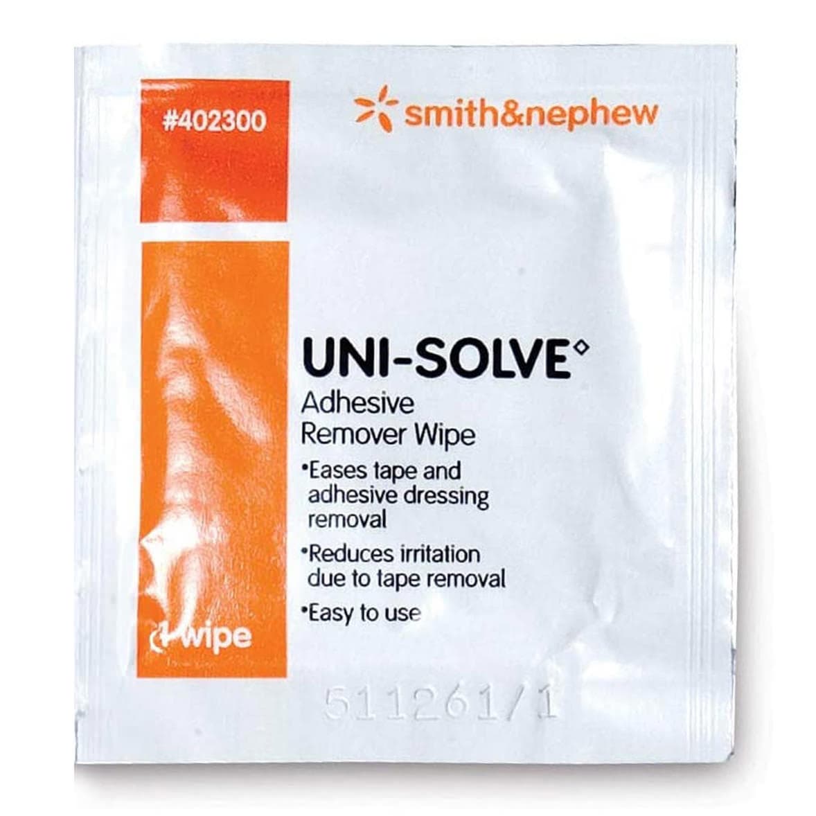 UniSolve Adhesive Remover Wipes - Each - Image 1