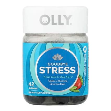 OLLY, Goodbye Stress, Berry Verbena Gummies - Bottle of 42