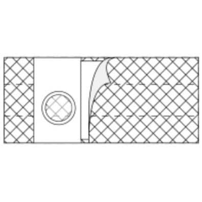 Nu-Hope 6" Flat panel Ostomy Support Belt, White, Large - Image 1
