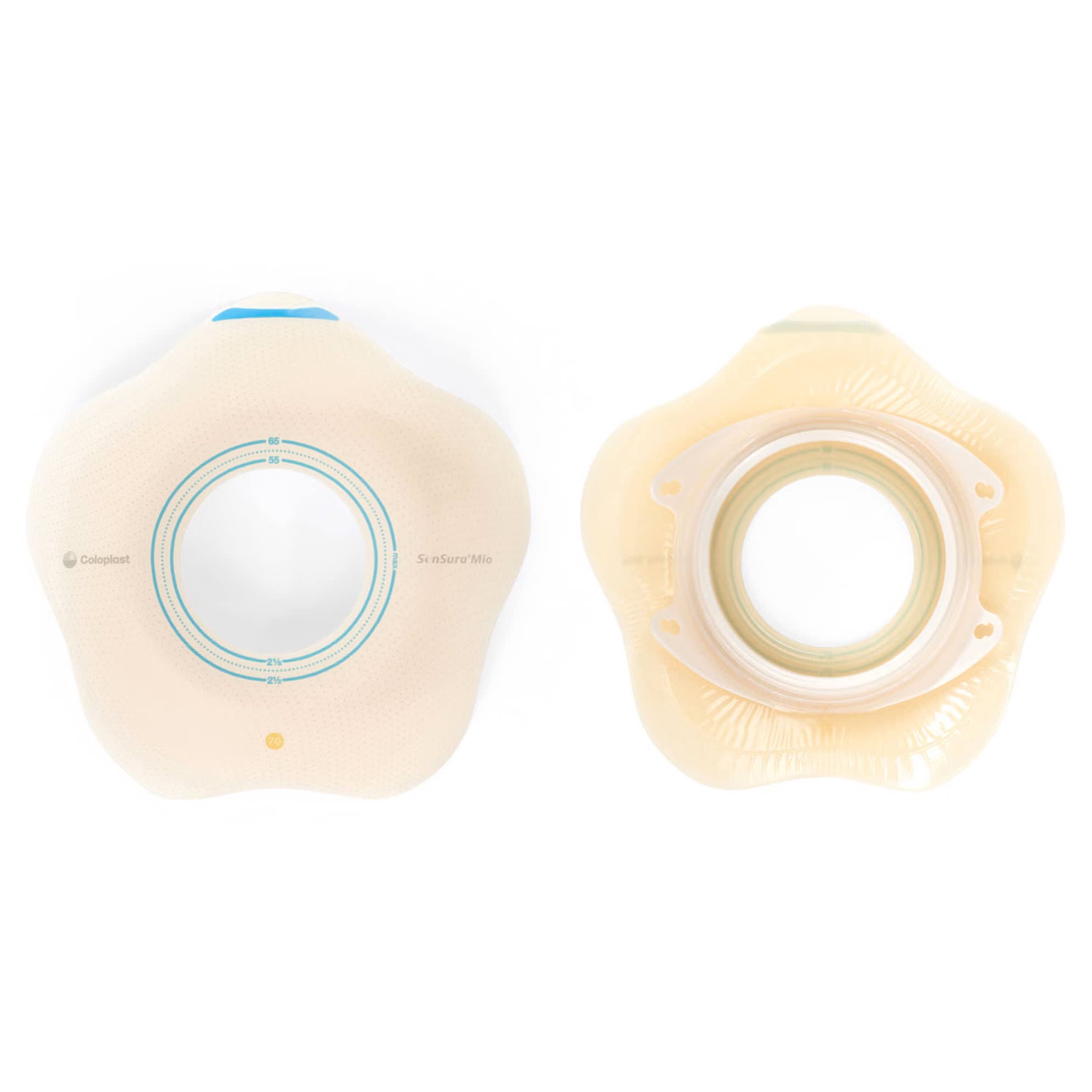 SenSura Mio Click Pre-cut Convex Flip Barrier, 2 Inch - Box of 5 - Image 1