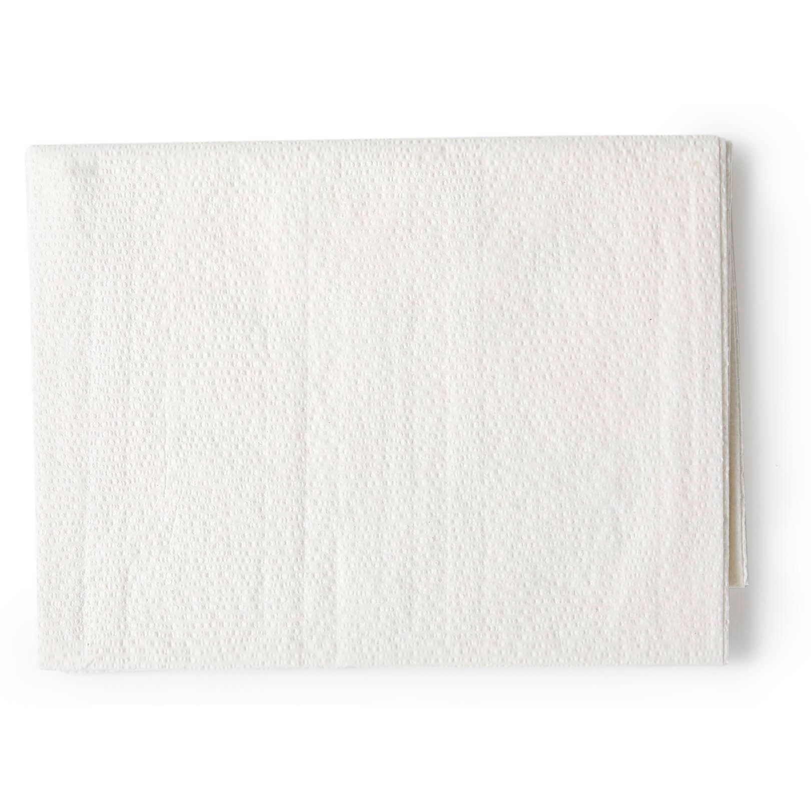 McKesson General Purpose Physical Exam Drape, White, 40 x 60 Inch, 2-Ply - Each - Image 1