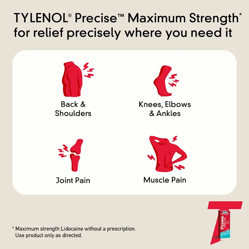 Tylenol Precise Cooling Pain Relieving Cream, 4 oz - Each - Image 3