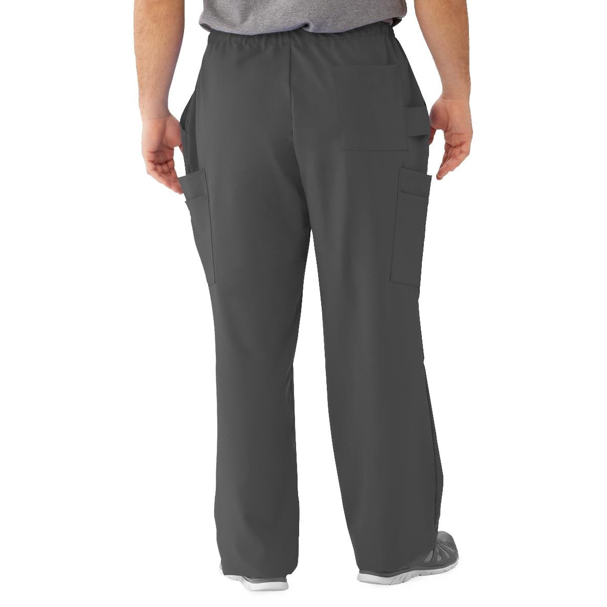 PerforMAX Unisex Reversible Front Drawstring Scrub Pants, Angelica Color Coding, Charcoal, Extra Large - Each - Image 1