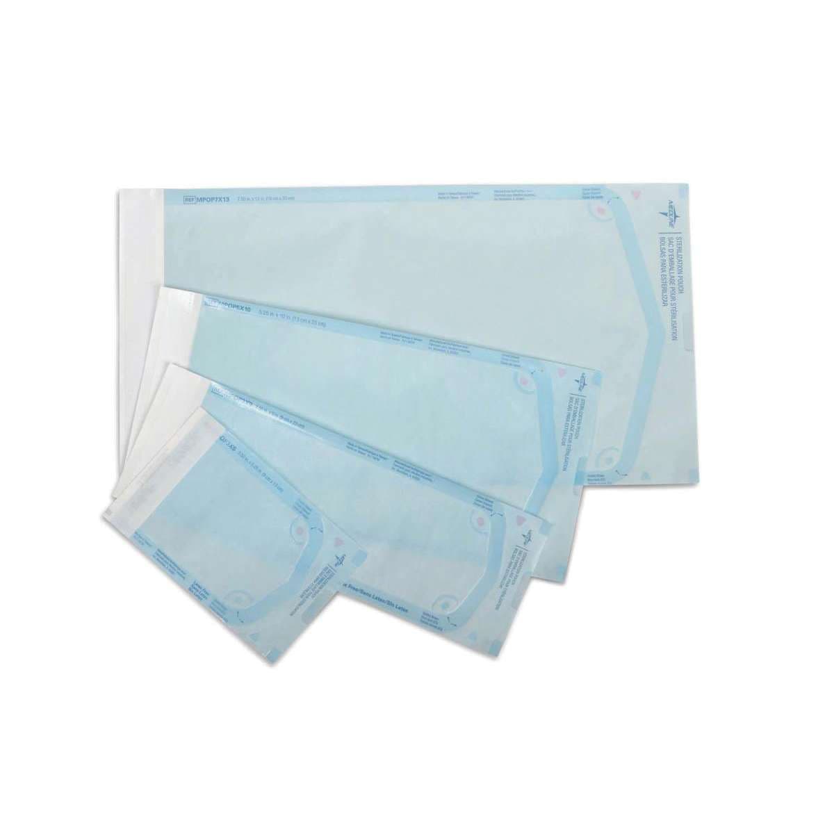 Medline Steam and Gas Self-Seal Sterilization Pouch, 12 x 15 Inch - Case of 1000 - Image 1