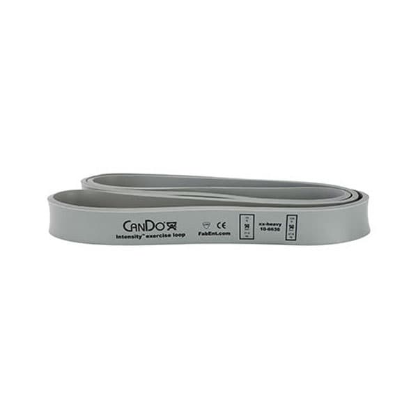 CanDo Intensity Loop, 40" Exerciser, XX-Heavy, Silver - Image 1