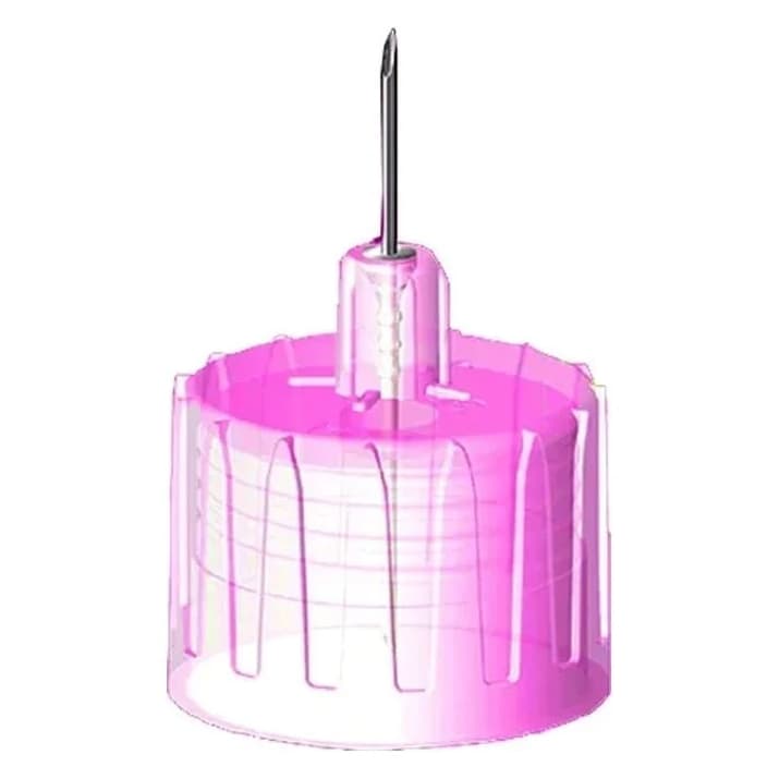 Arkray Techlite Insulin Pen Needle, 29 Gauge, 12mm, Pink - Box of 100 - Image 1