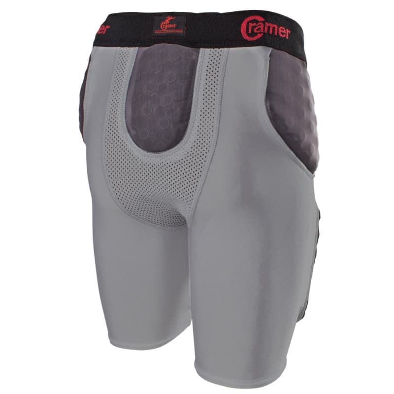 Cramer Hurricane Padded Shorts, Gray, 5 Pads, Medium - Image 1