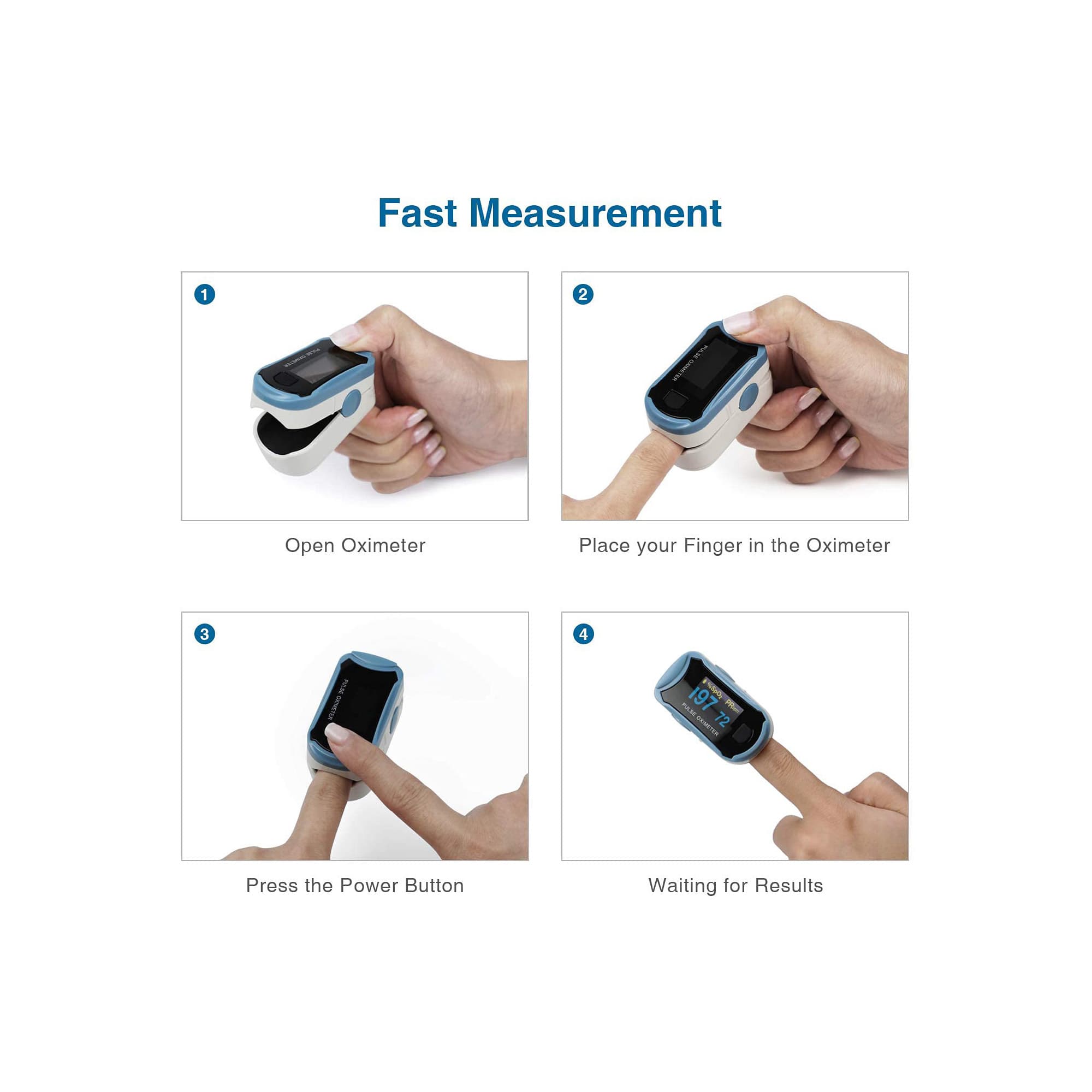 ChoiceMed Digital Fingertip Pulse Oximeter - Image 3