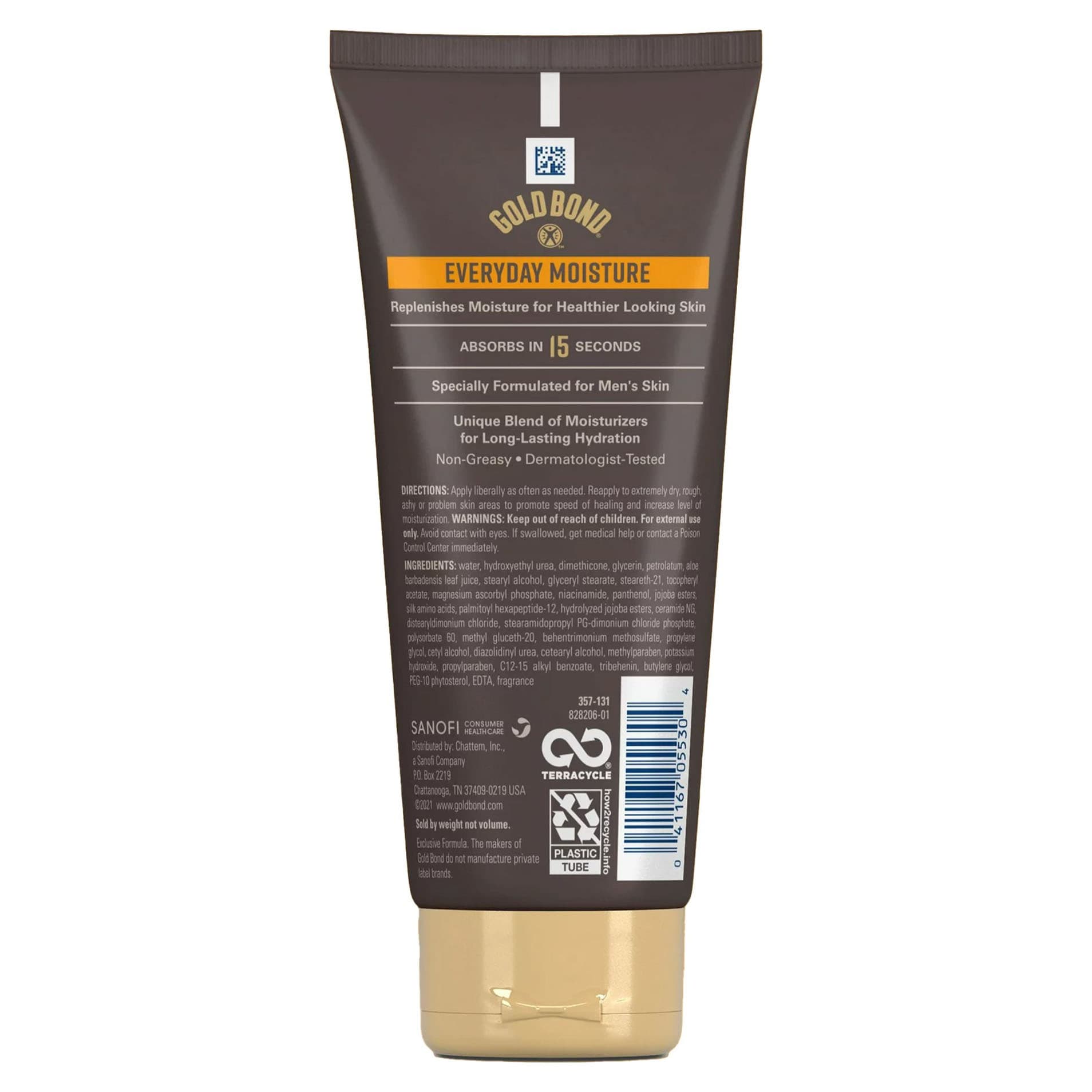 Gold Bond Men's Essentials Everyday Moisture Daily Body & Hand Cream, 6.5 oz - Each - Image 2