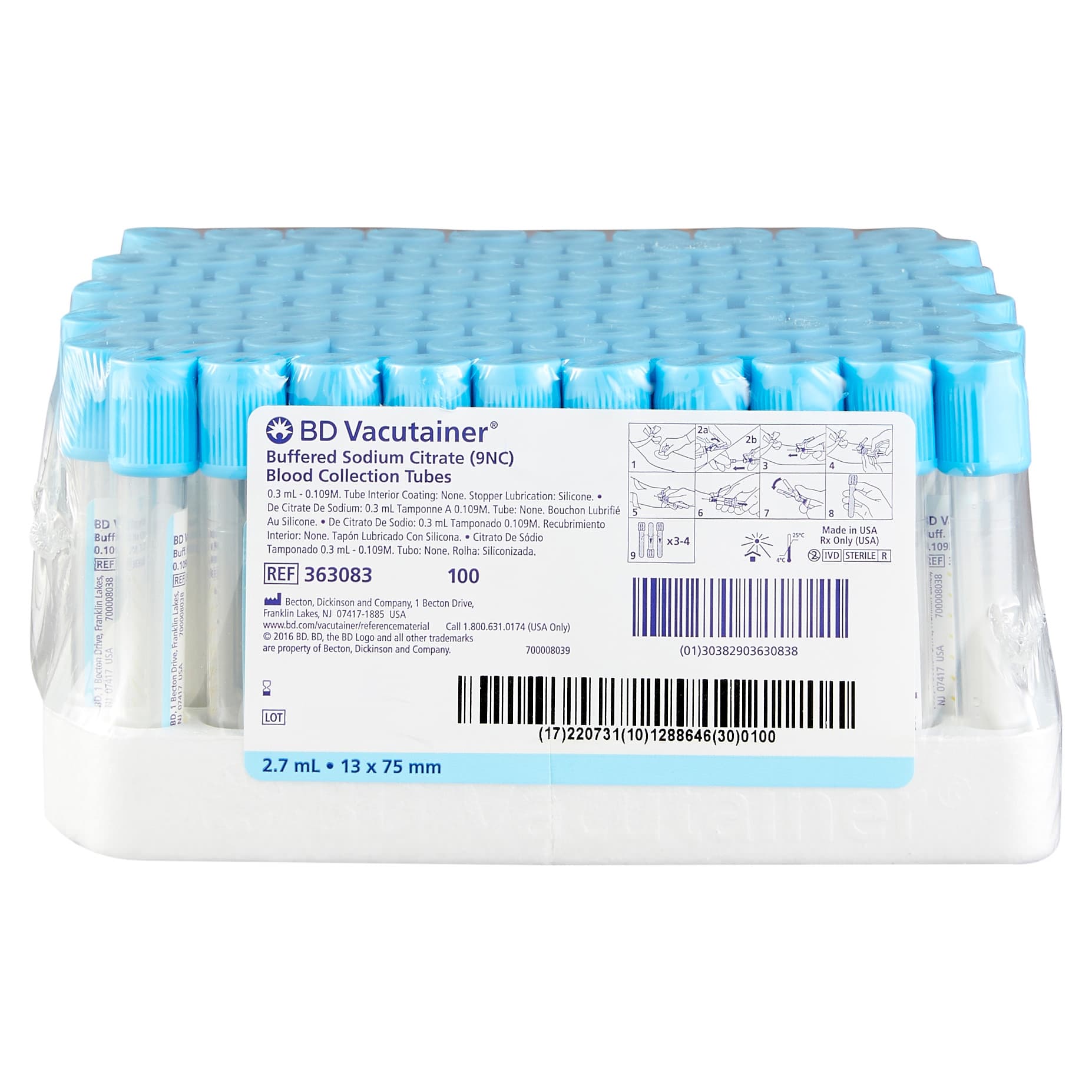 BD Vacutainer Plus Sodium Citrate Blood Collection Tube - Image 2