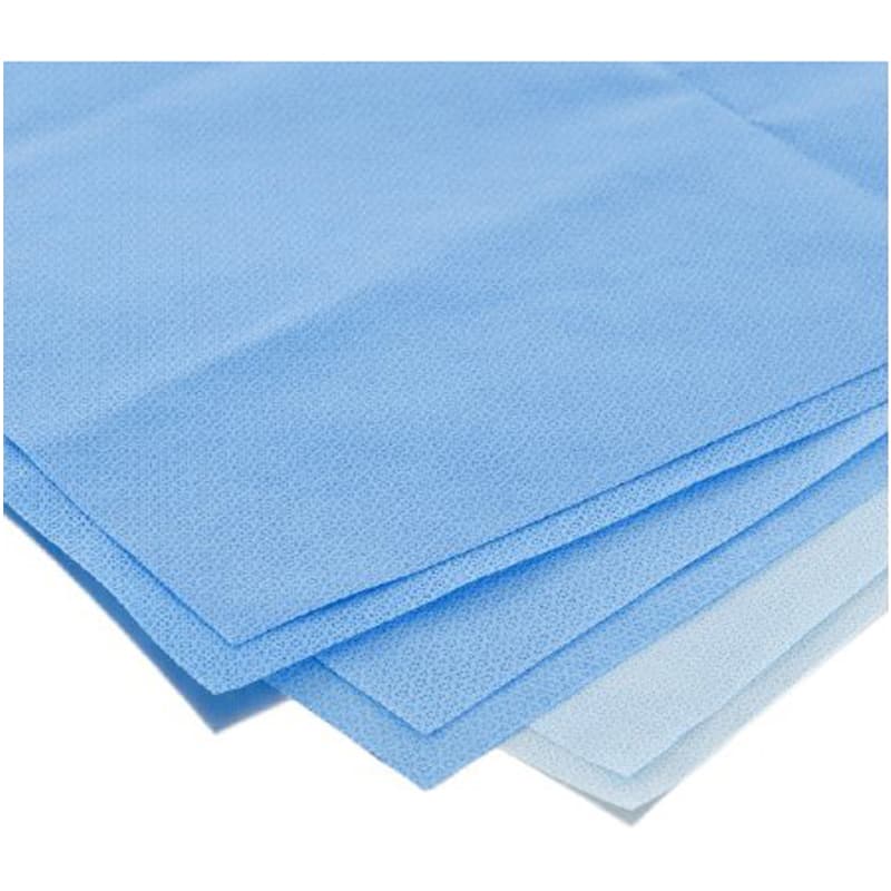 Halyard H100 Sterilization Wrap, Light Blue, 15 x 15 Inch - Bag of 100 - Image 1