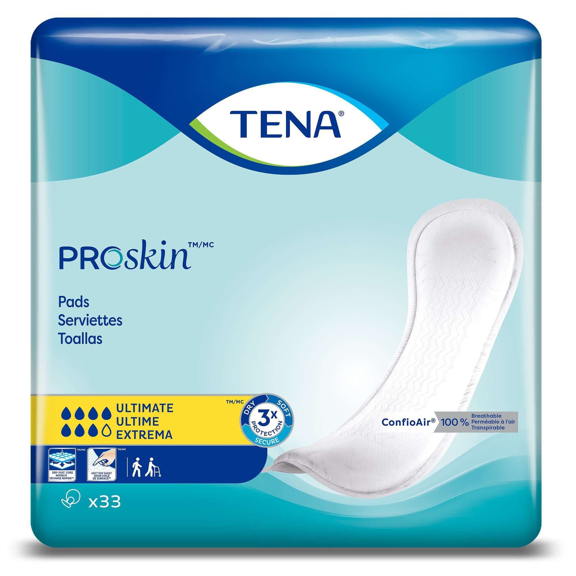 TENA ProSkin Ultimate Incontinence pads - Case of 99 - Image 1