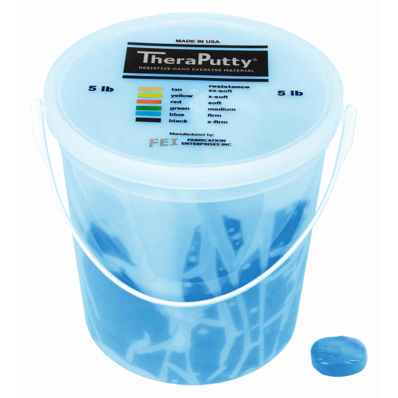 Theraputty Standard Exercise Putty, 5 Lbs, Blue, Firm - Image 1