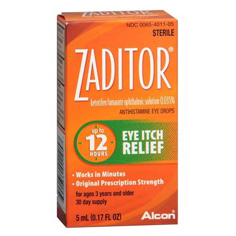 Zaditor Allergy Eye Relief Eye Drops - Case of 24 - Image 1