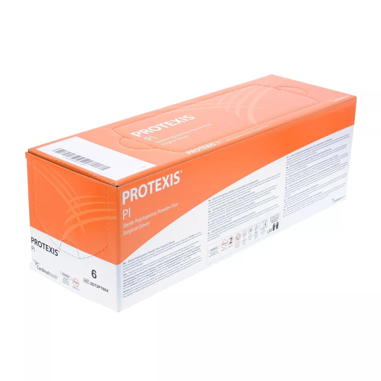 Protexis PI Surgical Glove, Powder-Free, Ivory, Size 6, Pair - Box of 50 - Image 1