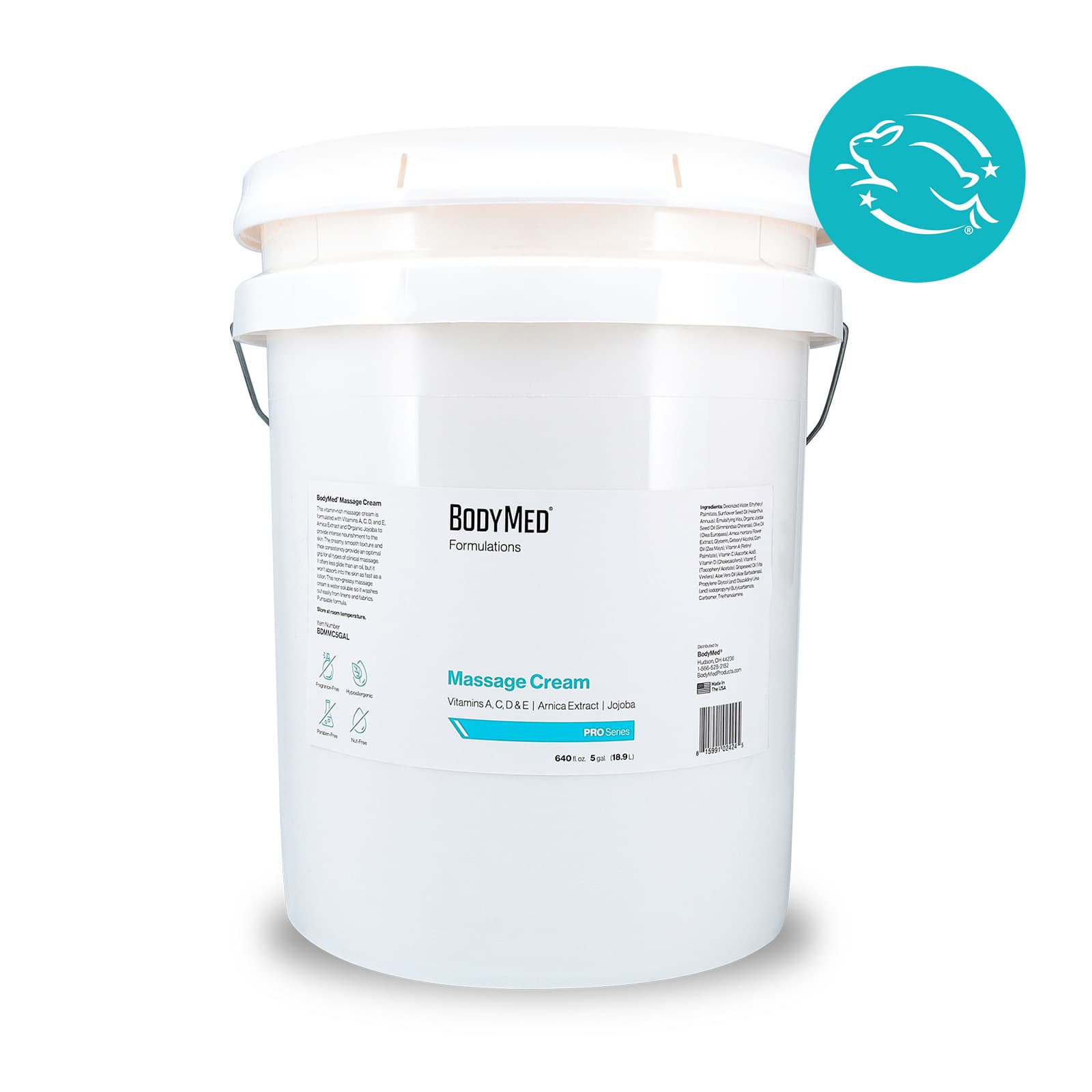 BodyMed Vitamin Rich Massage Cream, 5 Gallon - Each - Image 1