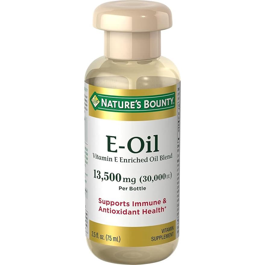 Nature's Bounty E-OiL, 30 mu, 60 ml - Bottle