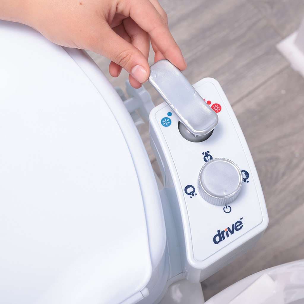Drive Medical PreserveTech Raised Toilet Seat with Bidet - Image 3