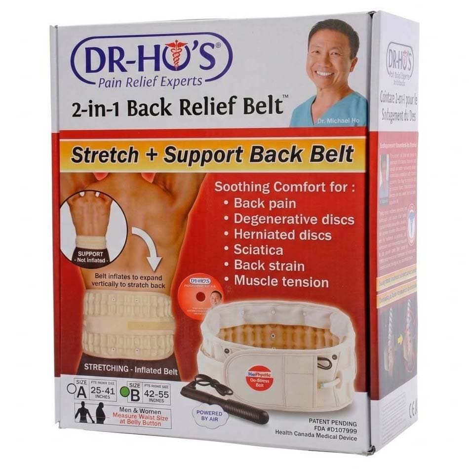 DR-HO'S 2-in-1 Back Decompression Belt, Size B - Image 1