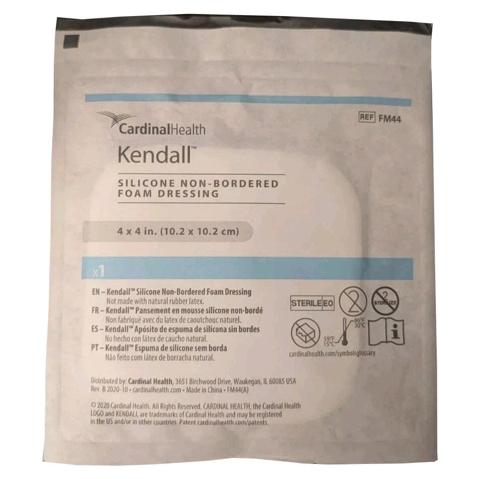 Kendall Silicone Foams, 4 x 4 Inch - Image 1