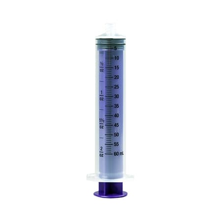 Vesco Enfit Tip Medication Syringe, Clear, 60mL - Each - Image 1