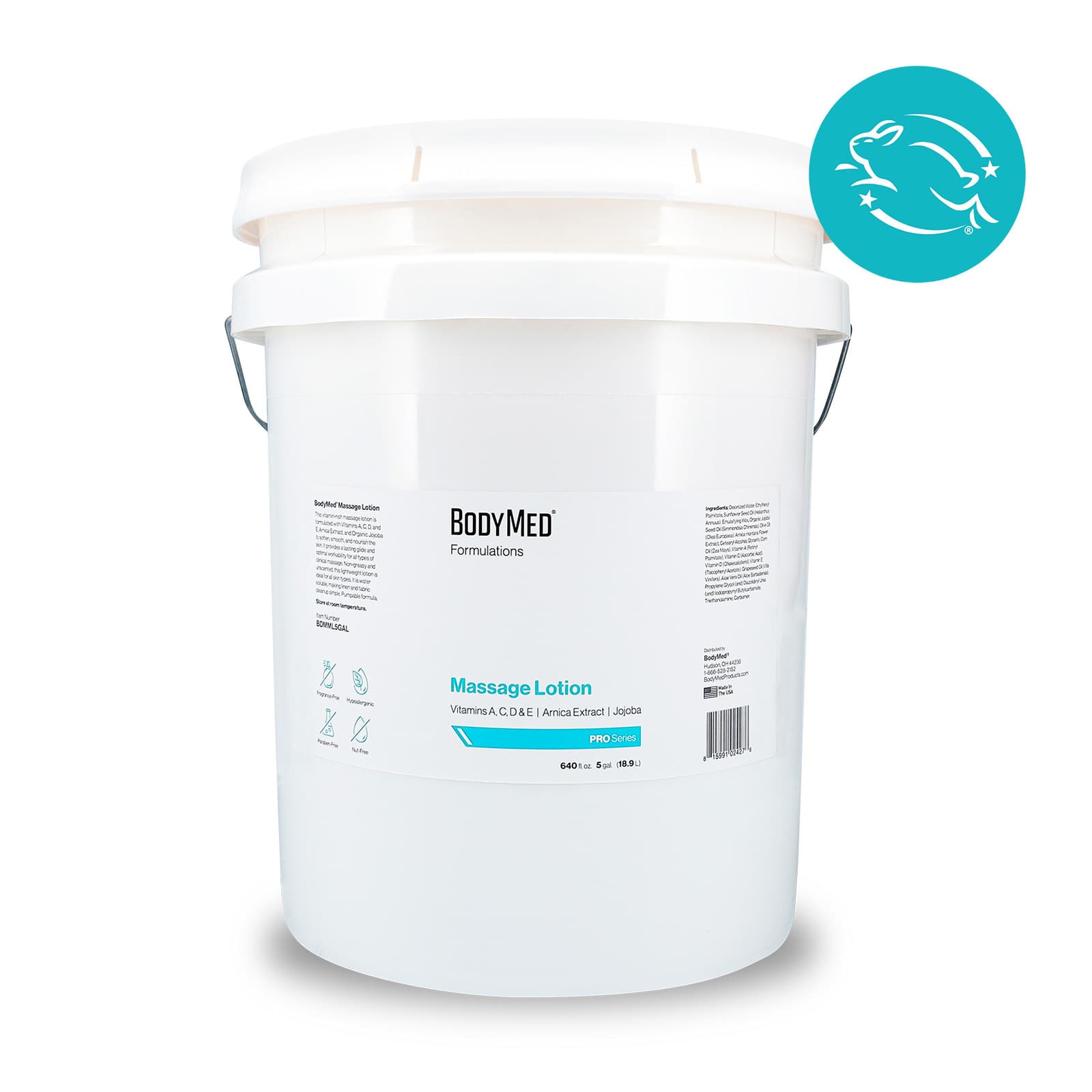 BodyMed Vitamin Rich Massage Lotion, 5 Gallon - Each - Image 1