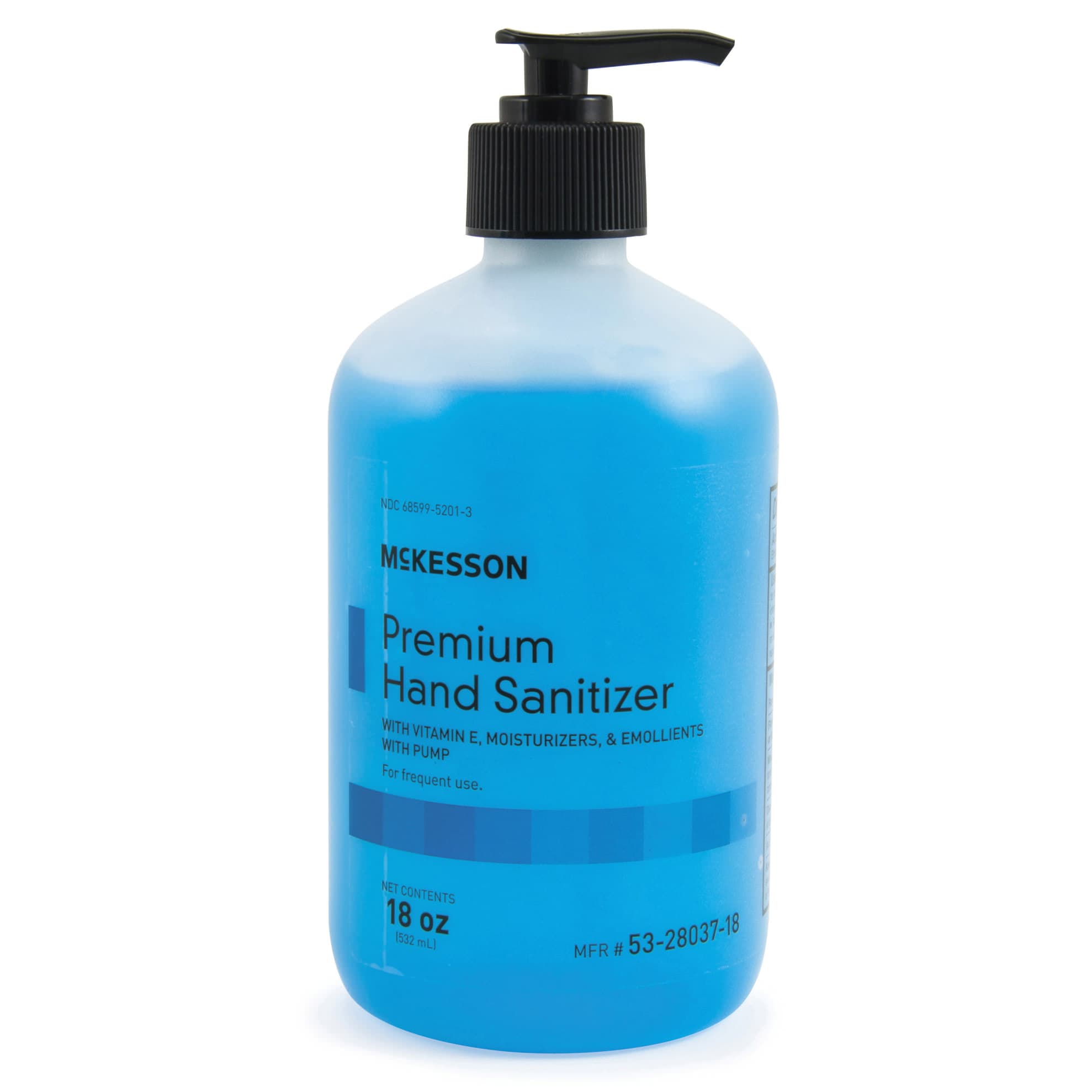 McKesson Premium Hand Sanitizer Gel, Pump Bottle, 18 oz. - Case of 12 - Image 1
