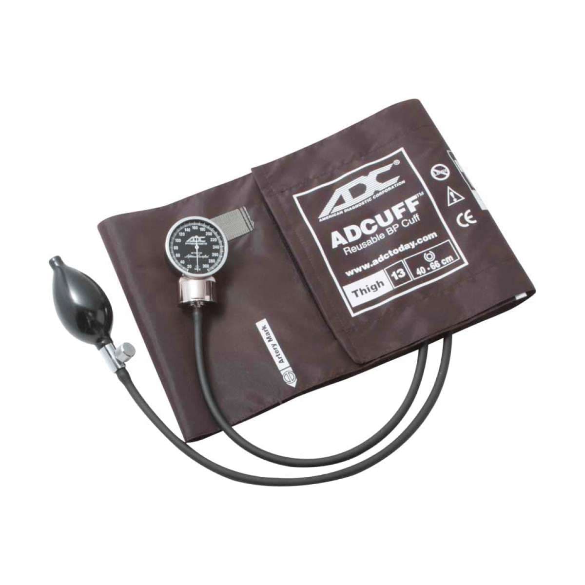 ADC Diagnostix Pocket Aneroid Sphyg, Brown, Thigh - Image 1