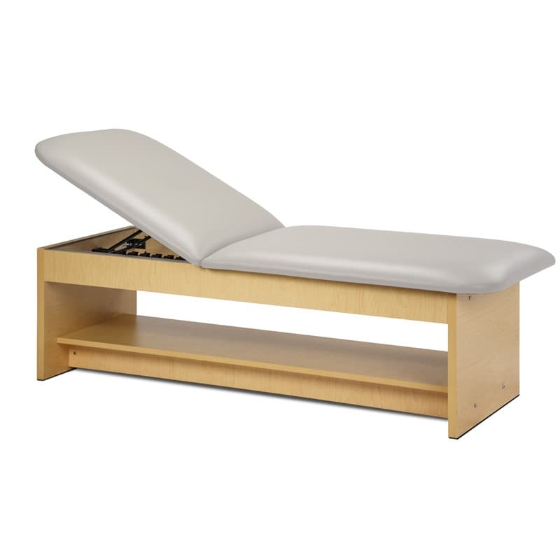 Clinton KD panel leg couch with Adjustable backrest and full shelf - Image 2