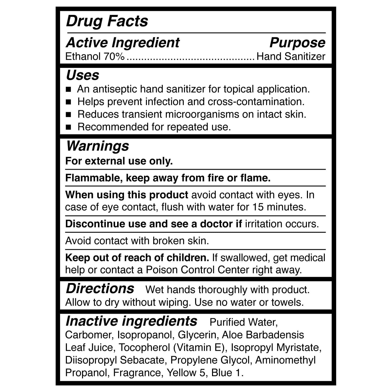 McKesson Premium Hand Sanitizer with Aloe Gel - Image 7