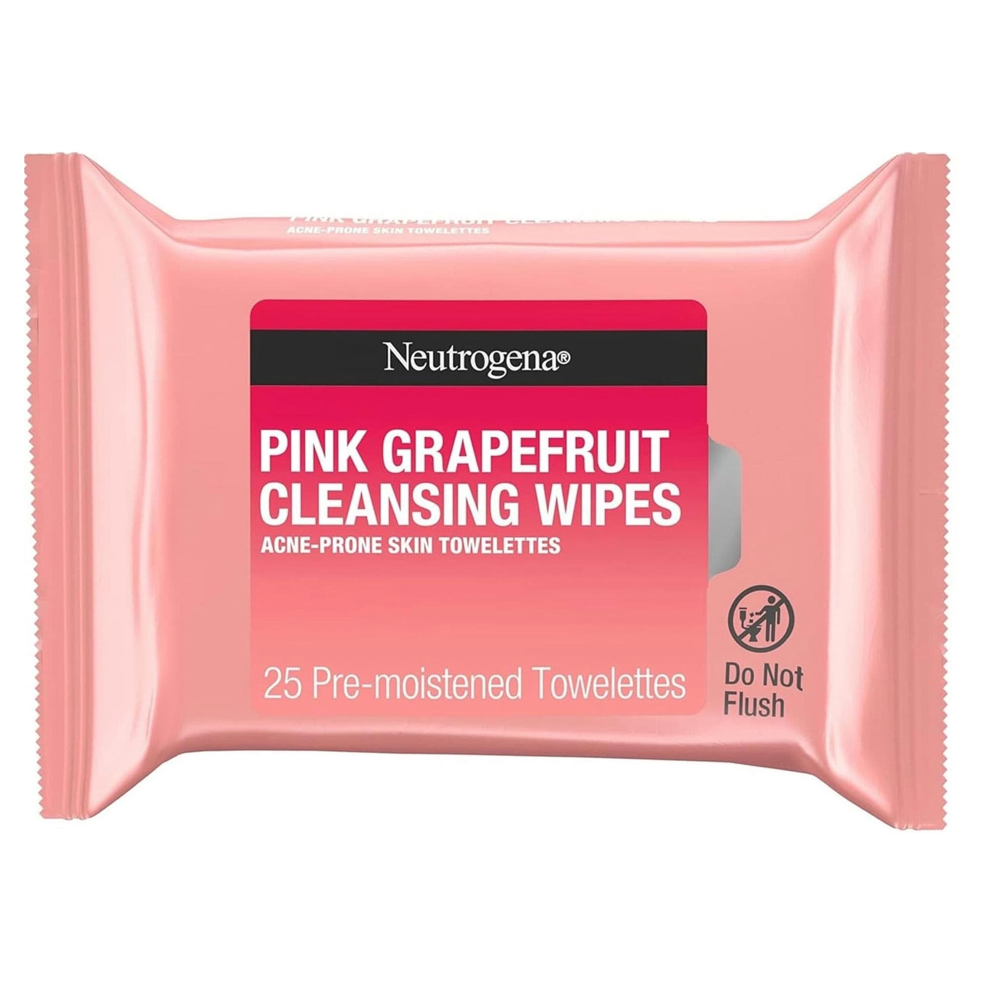 Neutrogena Facial Cleansing Towelettes, Oil-Free, Pink Grapefruit - Pack of 25 - Image 2