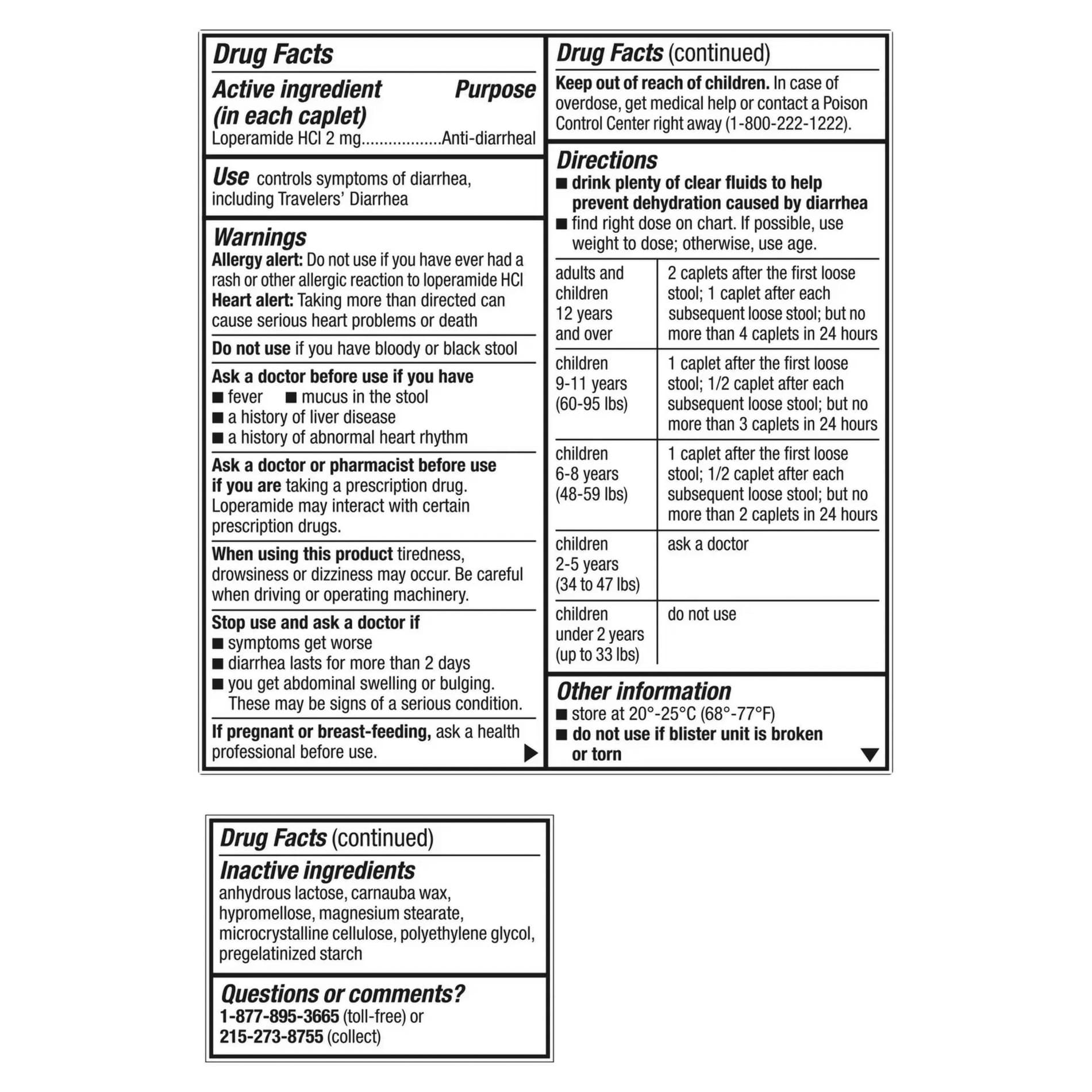 Imodium A-D Anti-Diarrheal Caplet - Carton of 24 - Image 2