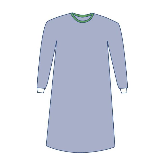 Medline Nonsterile Nonreinforced Eclipse Gown, 2XLage - Case of 100 - Image 1