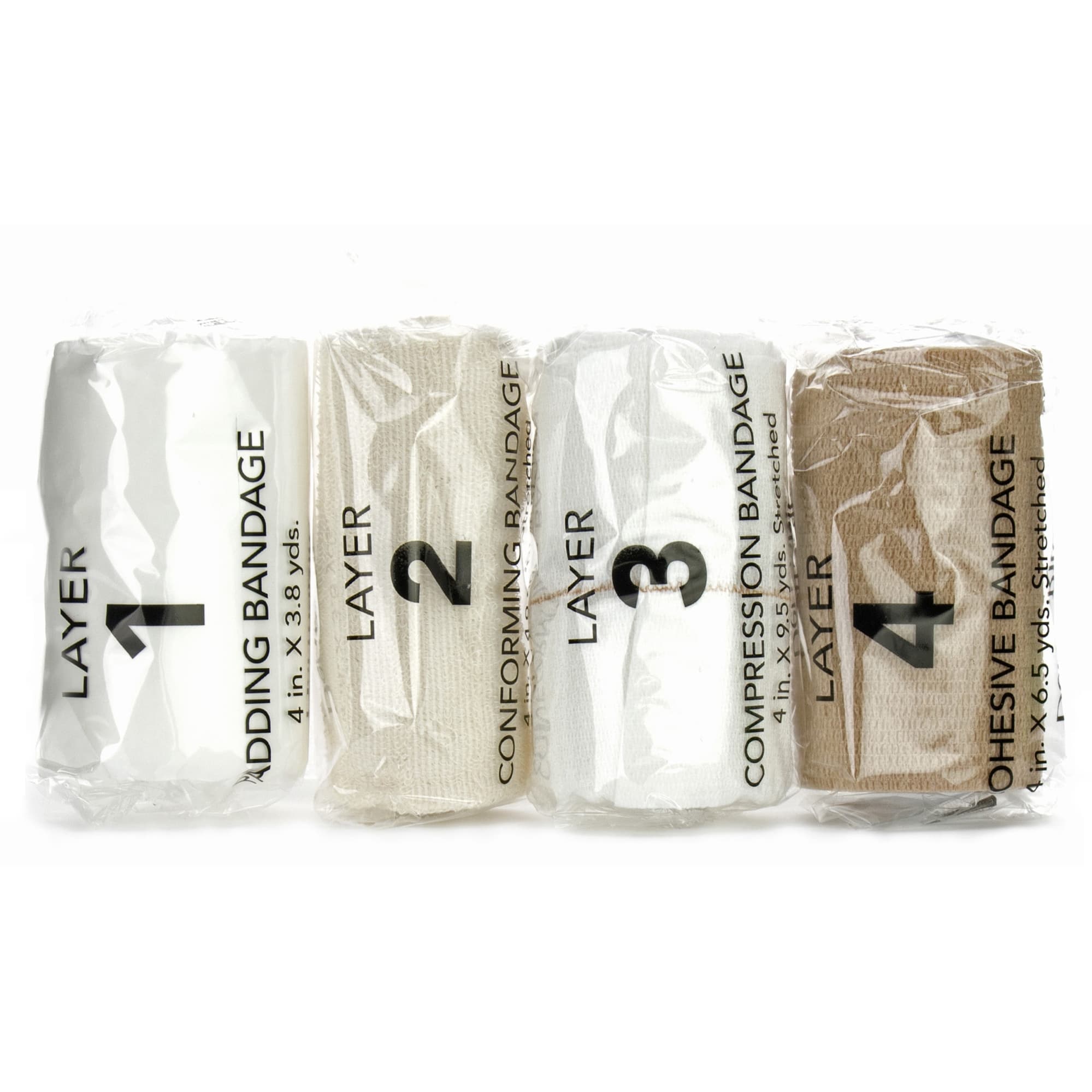DermaRite FlexPress4 Four Layer Compression Bandage System - Image 3