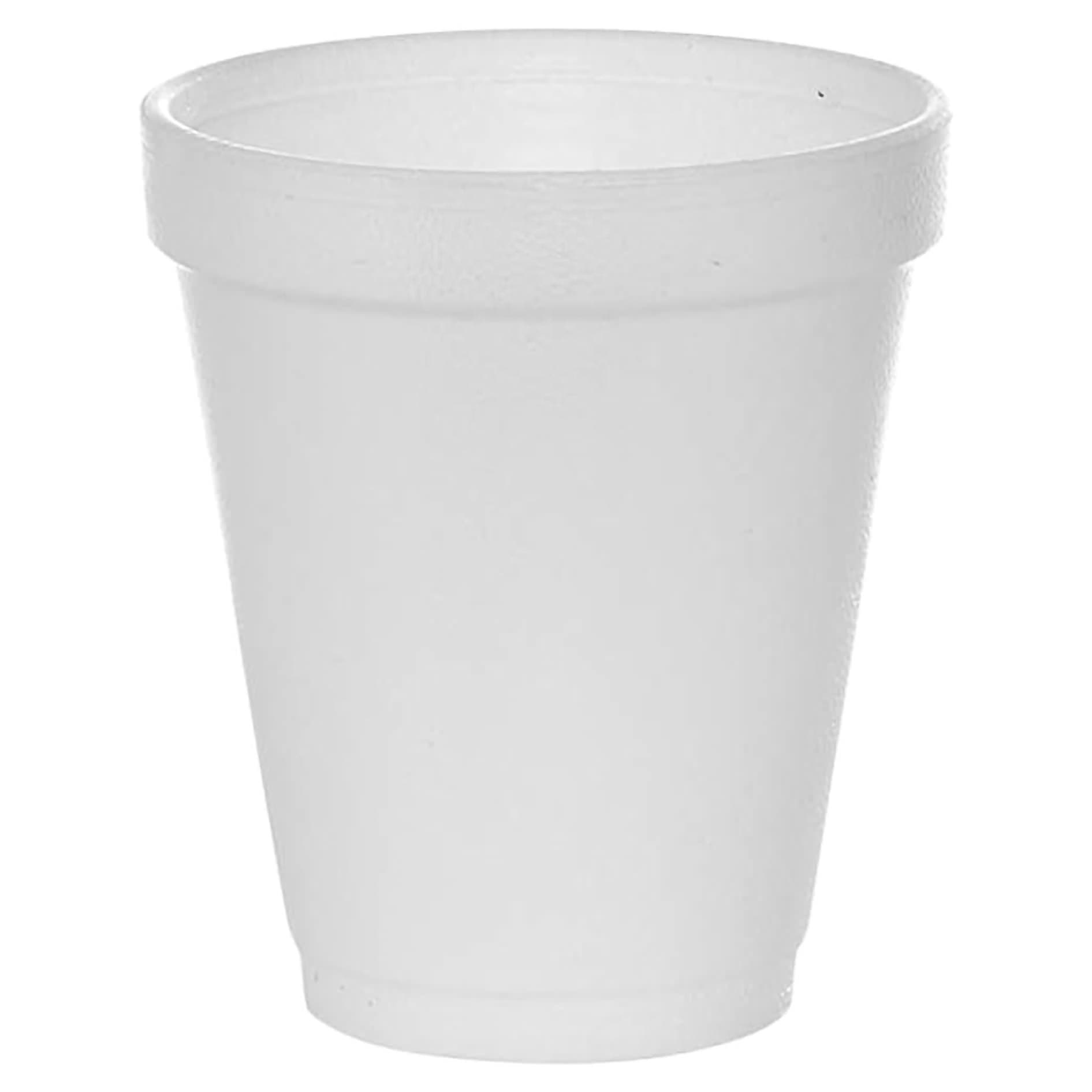 WinCup Polystyrene Disposable Drinking Cup, 8 oz - Sleeve of 25 - Image 1