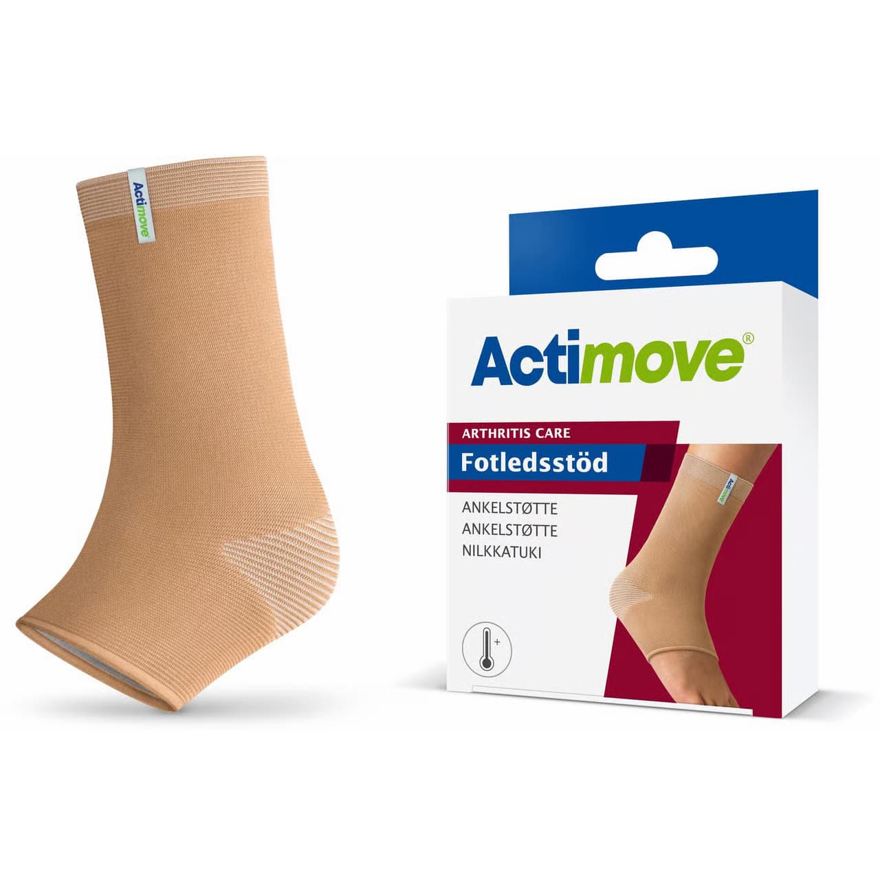 Actimove Arthritis Ankle Support, Beige - Image 1