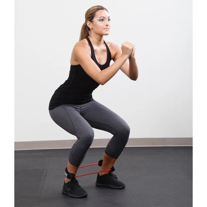 TheraBand Professional Resistance Tubing Loop with Padded Cuffs - Image 3