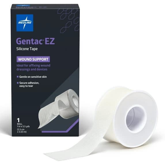 Gentac EZ Silicone Tape for Sensitive Skin
