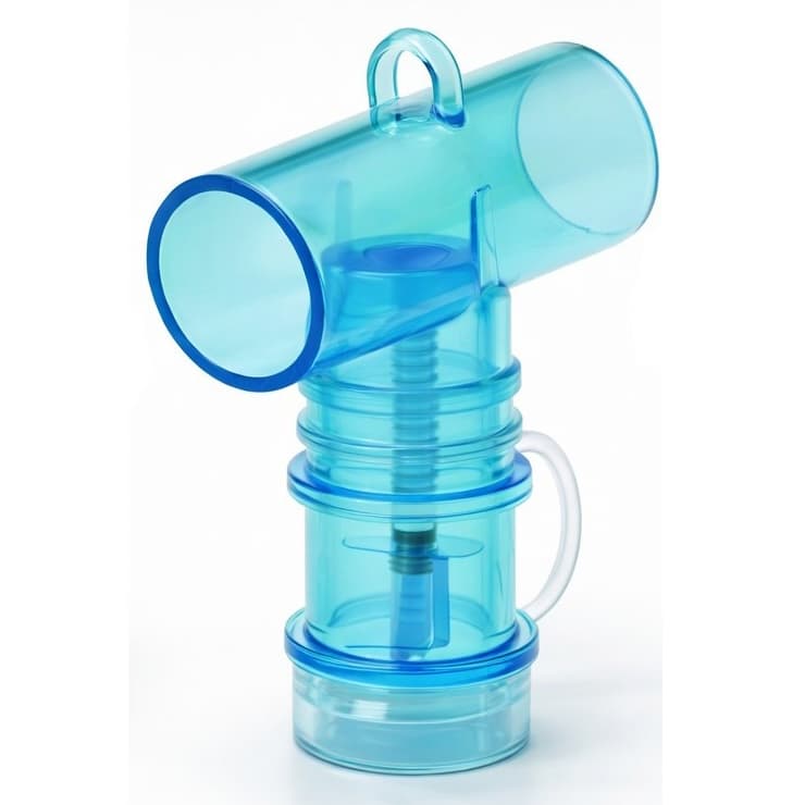 AirLife Valved Tee Adapter, 22mm O.D X 22mm O.D - Image 1