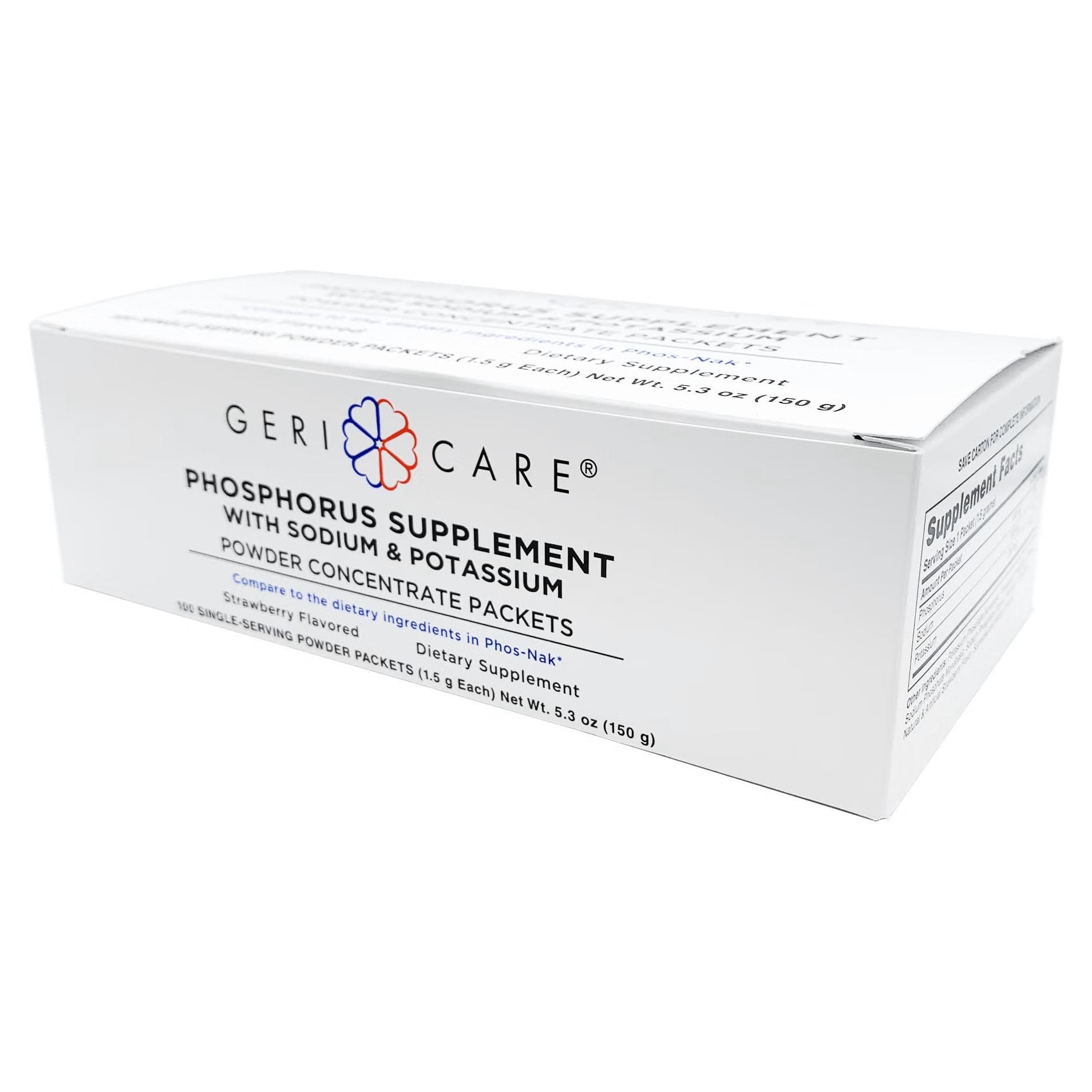 Geri-Care Phosphorus Dietary Supplement Oral Powder, Strawberry Flavor - Image 2