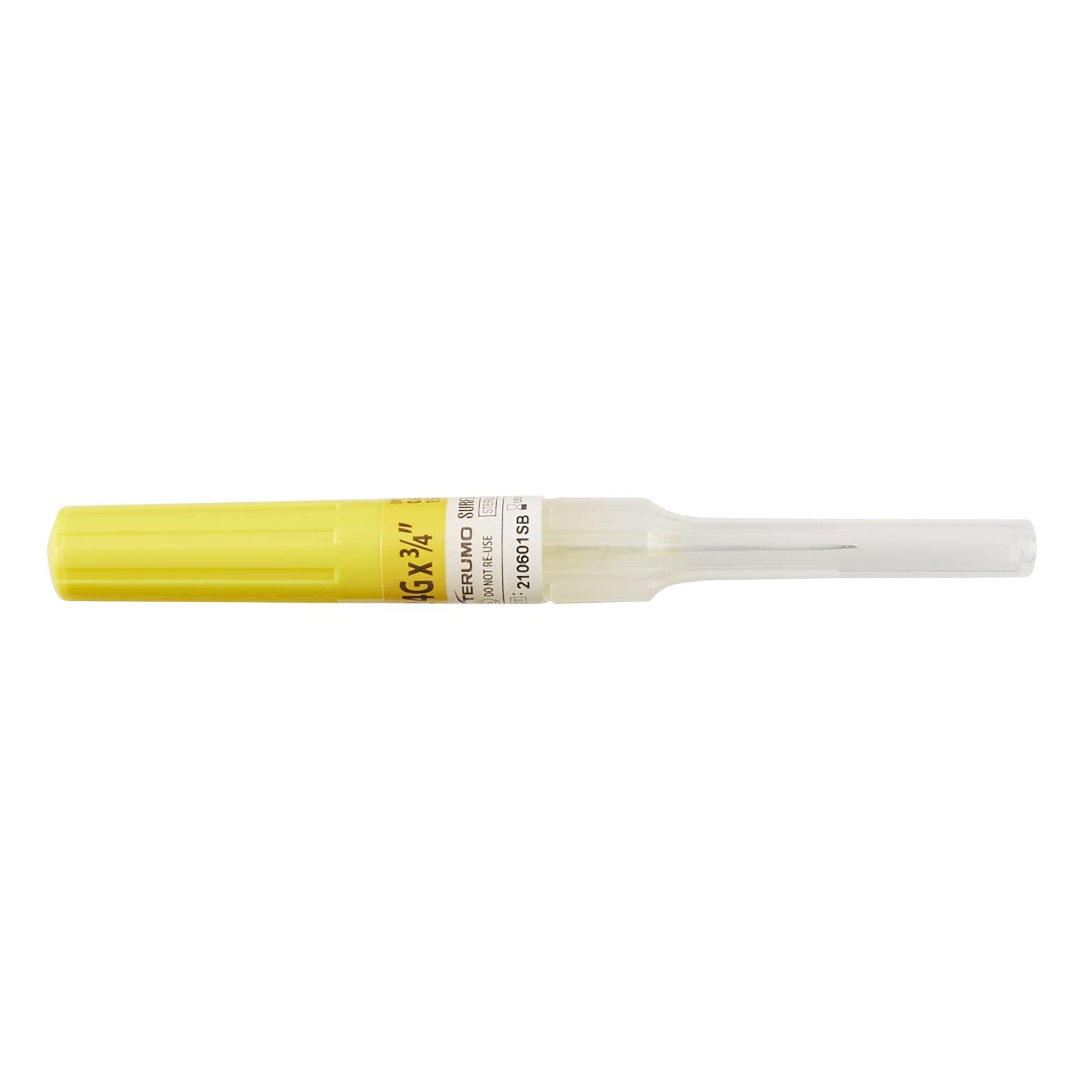 Terumo Medical Surflo Peripheral IV Catheter, 0.75 Inch, 24 Gauge - Case of 200 - Image 1