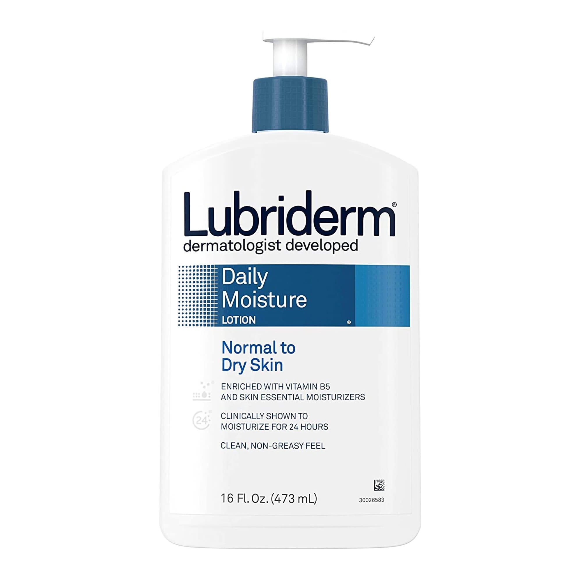 Lubriderm Daily Moisture Lotion Normal to Dry Skin, 16 oz - Each
