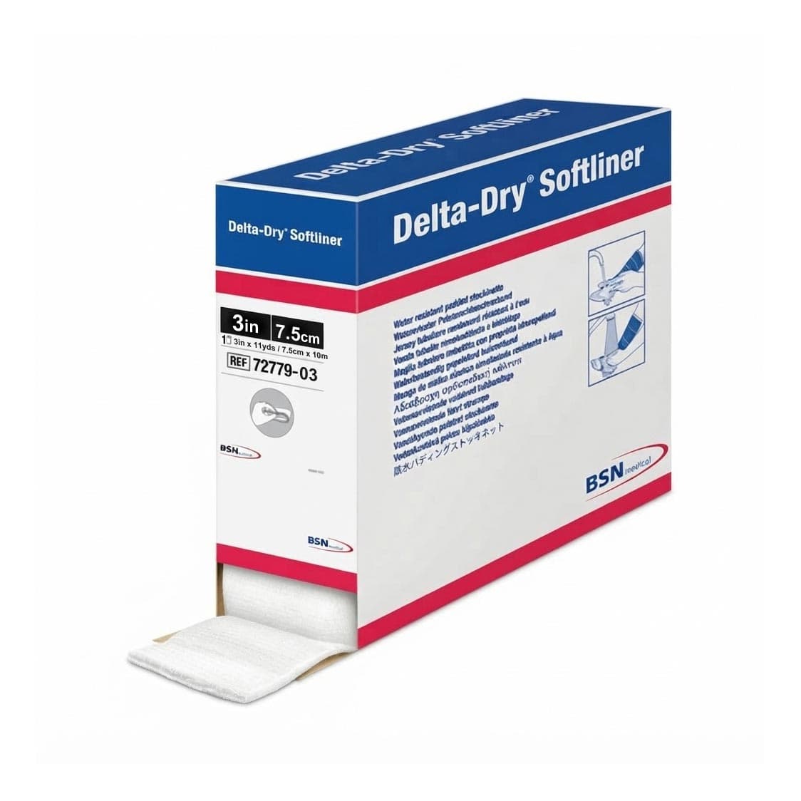 Delta-Dry Water Resistant Softliner, 3 Inch x 11 Yard - Each - Image 1